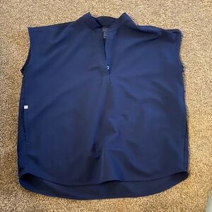 Figs Navy Technical Collection Scrub Top